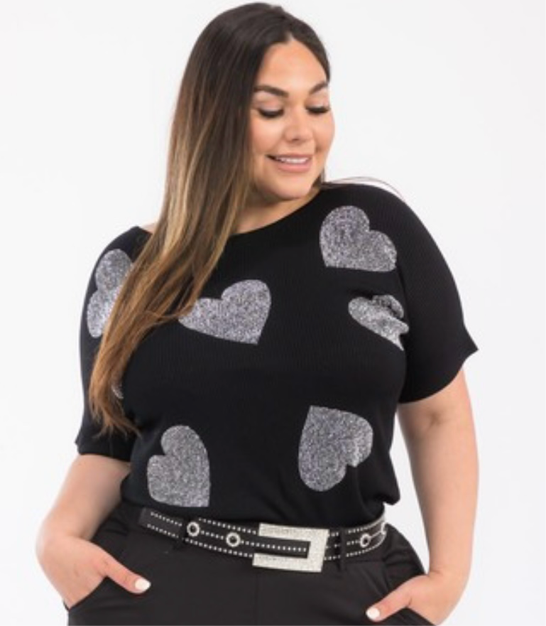 Plus Size Stretchy Blouse